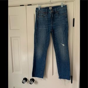 J Crew 9” vintage straight denim size 27 great condition